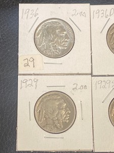 Lot Of Buffalo Nickels 1927 -- 192...