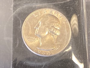 1964 & 1964D Washington Quarters --...