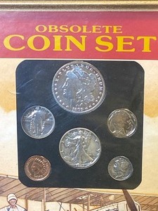 Obsolete Coin Set -- 1879 Silver Do...