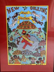 Colorful New Orleans Jazz Heritage Print by Bruce Brice