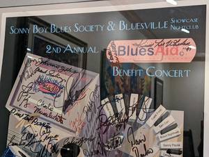 Blues Aid 1999 Autographed Print
