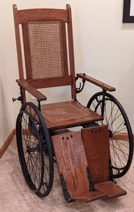 Vintage Kuhlman and Co. Wood Wheelchair