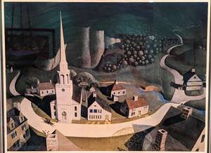 The Midnight Ride of Paul Revere by Grant Wood