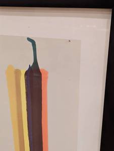 Framed Walker Art Center Morris Louis Exhibit