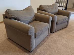 Pair of Room and Board Armchairs