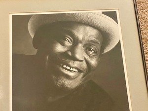 Framed Black and White Photo of Willie Dixon