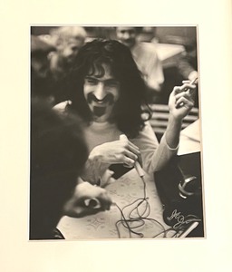 Framed Photograph of Frank Zappa