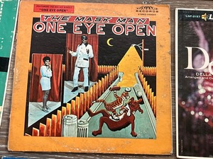 Variety of Nine Vintage Record LPs