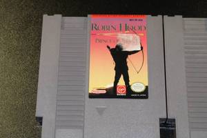 lot 8 image: NES Pictionary & Robin Hood Prince of Thieves Video Game Lot