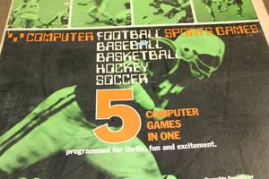 lot 39 image: Vintage Electronic Data Controls Corp Computer Football Sports Games #2005