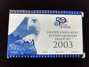 2003 U.S. Mint State Quarters Proof Set