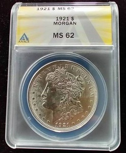 1921 Morgan Dollar - MS62