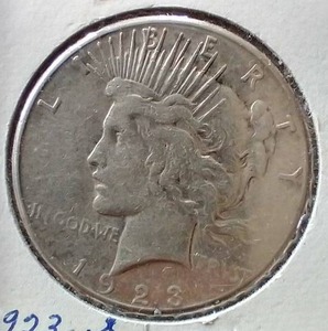 1923-S Peace Dollar