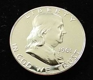 1961 Gem Proof Franklin Half Dollar