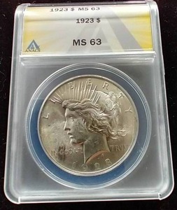 1923 Peace Dollar - MS63