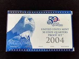 2004 U.S. Mint State Quarters Proof Set