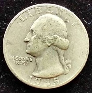 1945 Washington Quarter