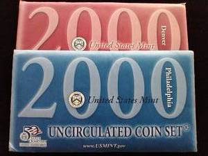 2000 U.S. Mint Uncirculated Set