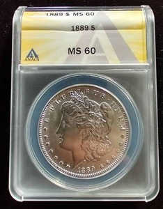 1889 Morgan Dollar - MS60