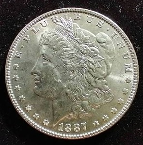 1887 Morgan Dollar