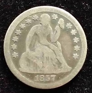 1857-O Liberty Seated Dime