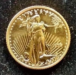 1998 110th Oz. Gold Eagle