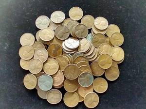 100 Unsearched Wheat Pennies