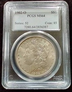 1902-O Morgan Dollar - MS64