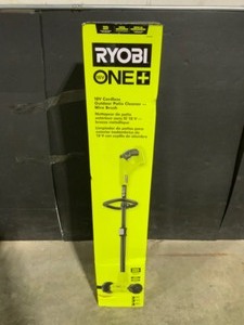 RYOBI ONE 18-Volt Patio Cleaner with Wire Brush Edger (Tool-Only). See Pictures