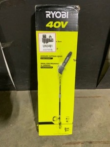 RYOBI 40V 10 in. Cordless Battery Pole Saw with 2.0 Ah Battery and Charger. See Pictures
