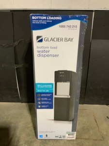 Glacier Bay Matte Black and Stainless Steel Bottom Load Water Dispenser. See Pictures