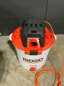 lot 24 image: RIGID 16 Gallon 6.0 Peak WetDry Shop Vacuum. See Pictures