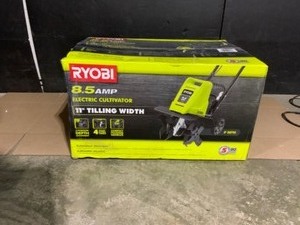 lot 38 image: RYOBI 11 in. 8.5 Amp Corded Cultivator. See Pictures