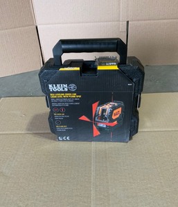 lot 47 image: Klein Tools Laser Level, Self-Leveling Green Cross-Line and Red Plumb Spot. See Pictures