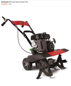 lot 51 image: Earthquake 99cc Gas Versa Compact Tiller. See Pictures