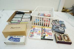 lot 5 image: cassette tapes and playing cards