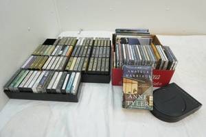 lot 12 image: cassette tapes and CDs