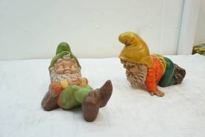 lot 69 image: vintage garden gnomes