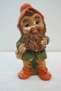 lot 70 image: vintage garden gnomes