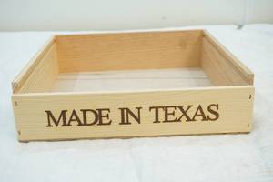 lot 75 image: small Texas wood box