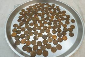 lot 108 image: wheat pennies