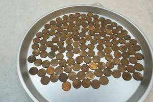 lot 109 image: wheat pennies