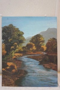 lot 164 image: L.B. Meyers acrylic painting