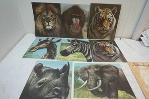 lot 171 image: Animals of the Wild prints by Chester Bloom