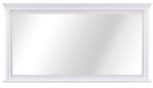 60 in. W x 30 in. H x 8 in. D Framed Rectangular Bathroom Vanity Mirror in White, SRWM6030