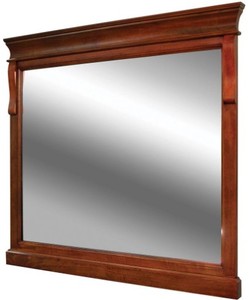 Naples 36 in. x 32 in. Wall Mirror in Warm Cinnamon, NACM3632.
