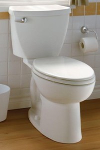 American Standard Cadet 3 FloWise 2-piece 1.28 GPF High Efficiency Elongated Toilet in White - Complete.