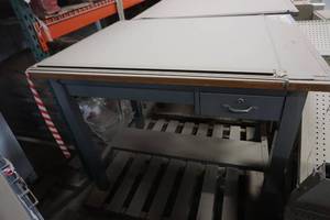 lot 52 image: Metal Framed Heavy Duty Drafting Table