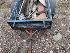 lot 246 image: Home Made Single Axle Nursery Trailer