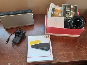 Bose Portable Speaker, DVD Writer, Misc